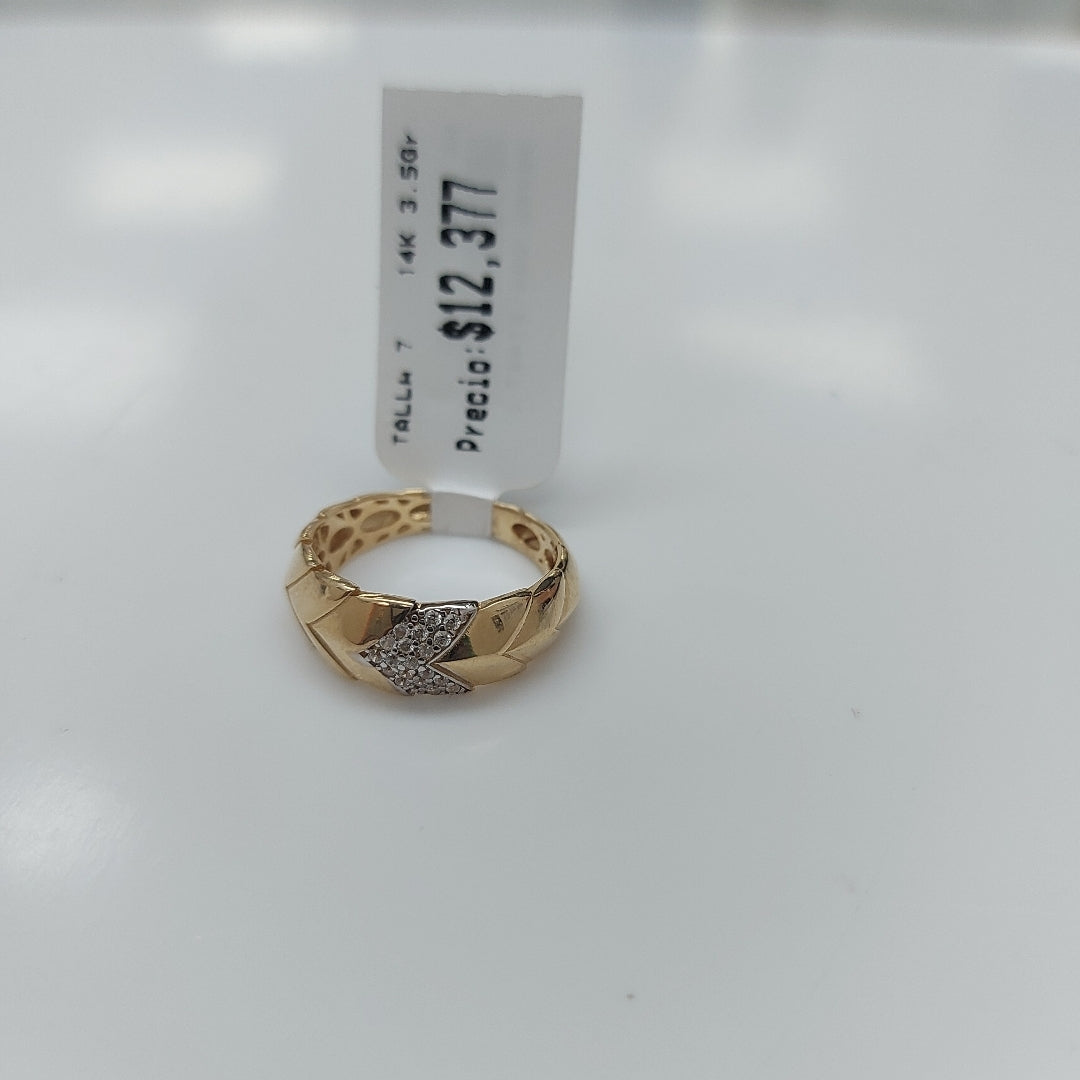 ANILLOS DAMA ORO 14K 3.5 (NUEVO)