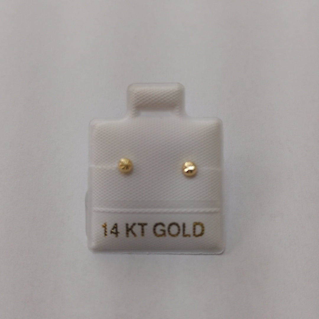 BROQUELES ORO 14K 1 (NUEVO)