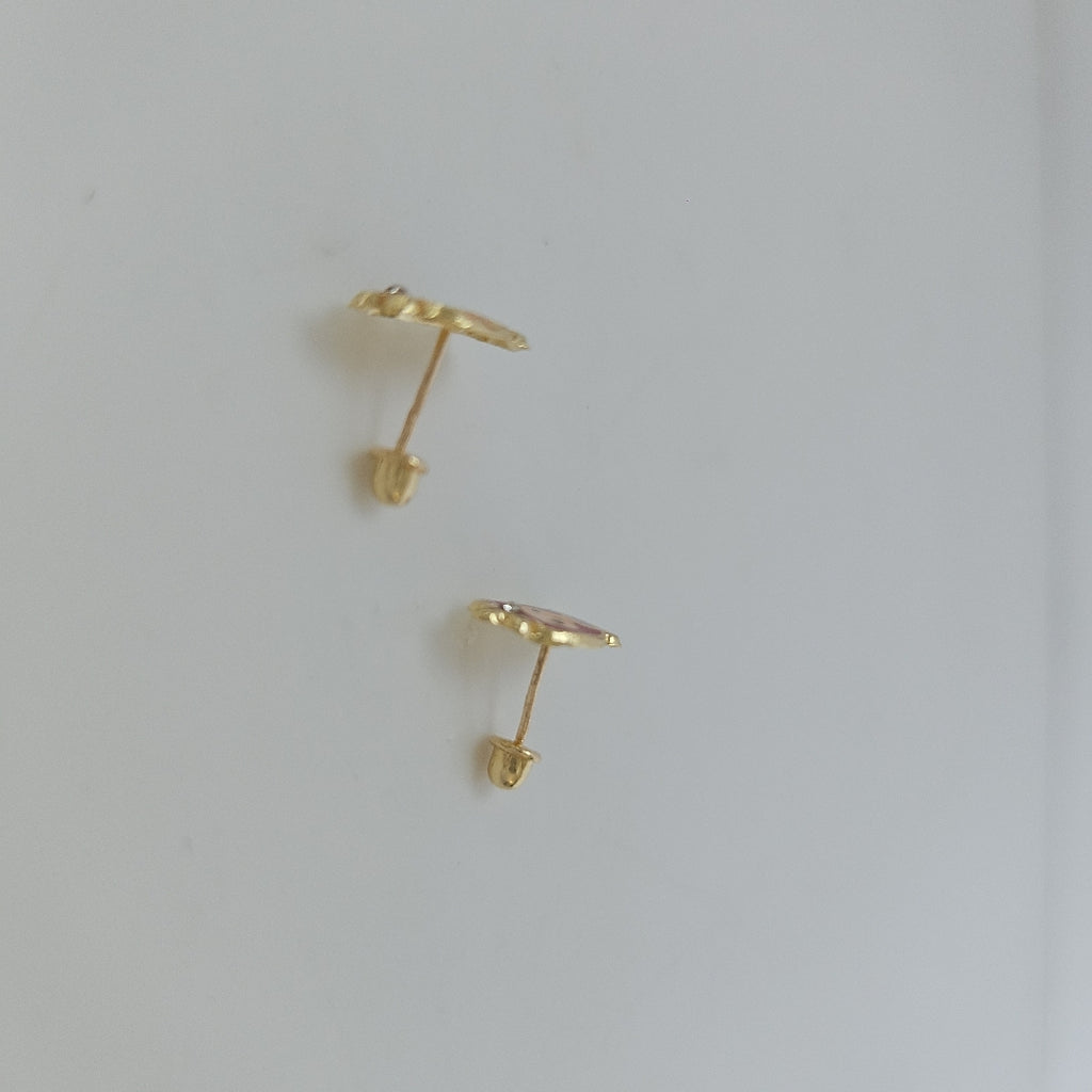 BROQUELES ORO 10K 1 (NUEVO)