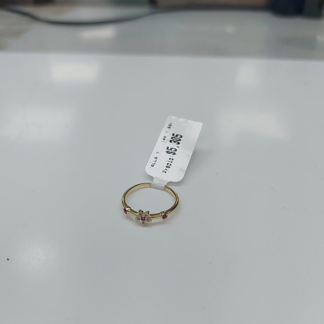 ANILLOS DAMA ORO 14K 1.5 (NUEVO)