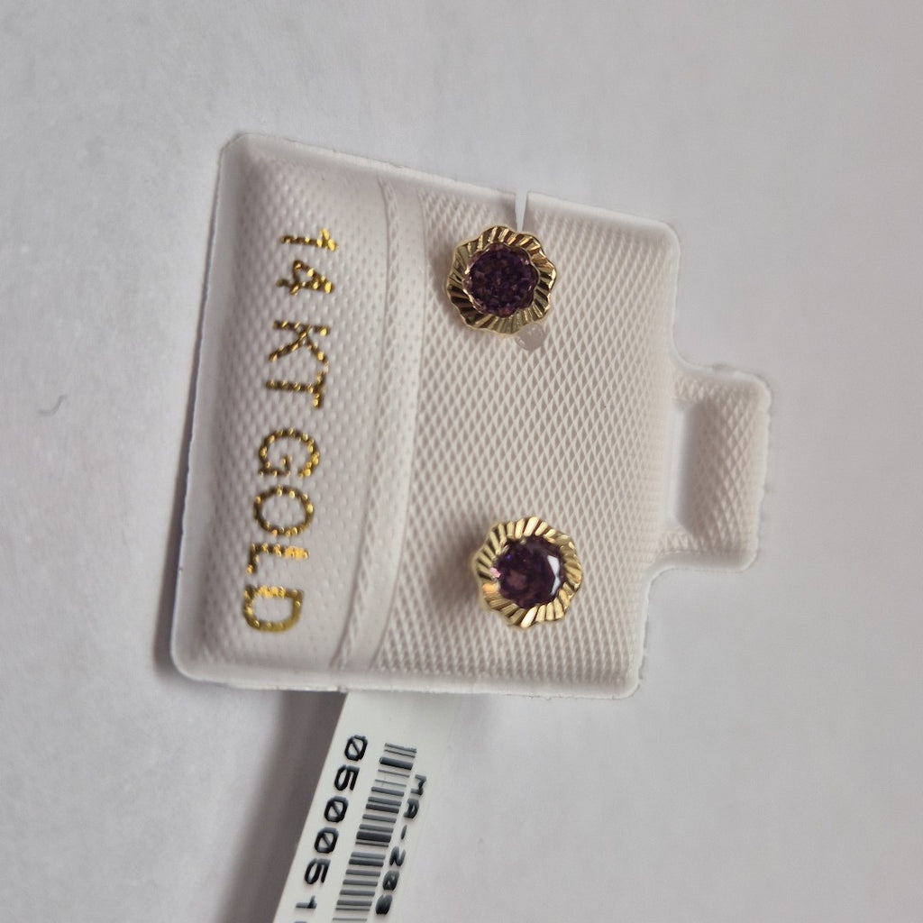 BROQUELES ORO 14K 1 (NUEVO)