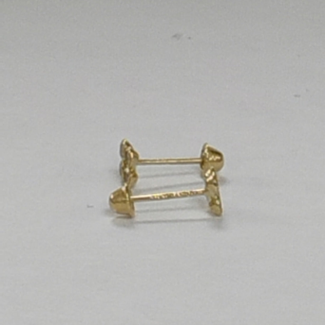 BROQUELES ORO 14K 1 (NUEVO)