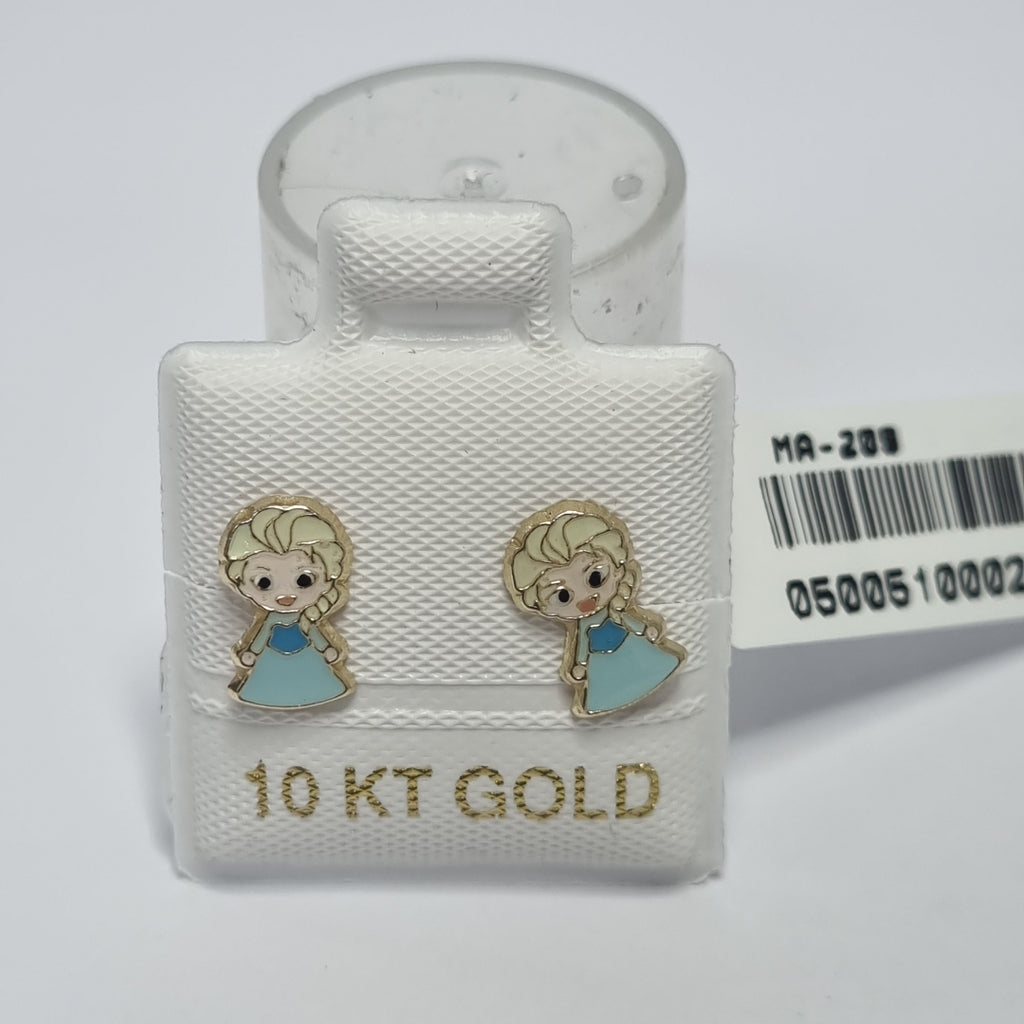 BROQUELES ORO 10K 1 (NUEVO)