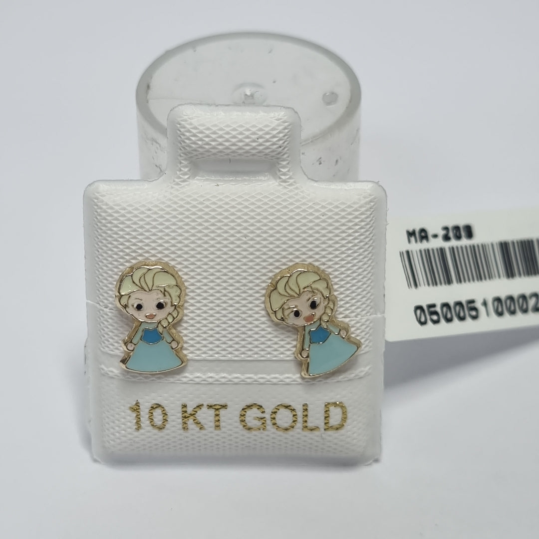 BROQUELES ORO 10K 1 (NUEVO)