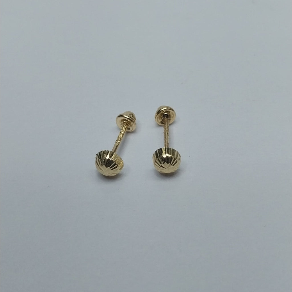 BROQUELES ORO 14K 1 (NUEVO)