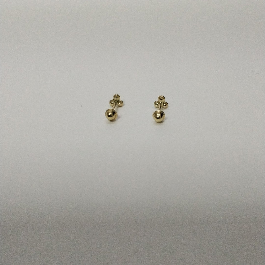 BROQUELES ORO 14K 1 (NUEVO)