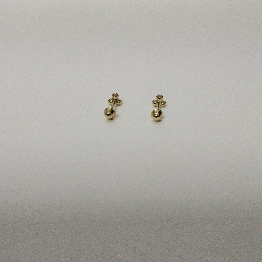BROQUELES ORO 14K 1 (NUEVO)