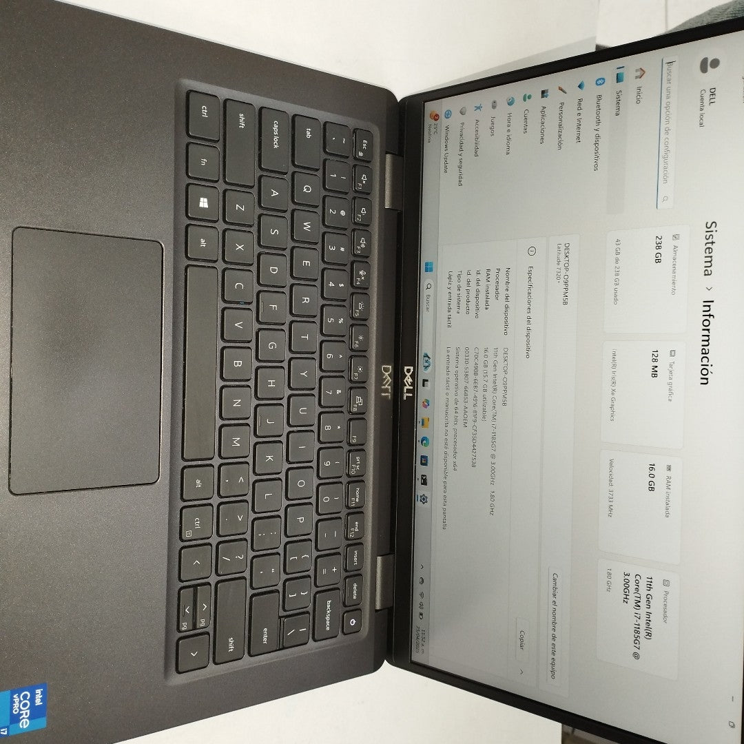 LAPTOP DELL LATITUDE 7320 DETACHABLE (2022) 256 GB SSD 16 GB RAM (SEMINUEVO)