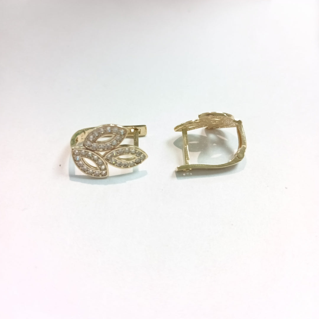 BROQUELES ORO 14K 2.5 (NUEVO)