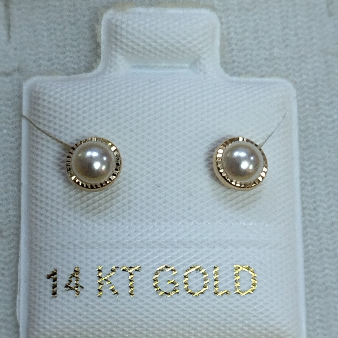 BROQUELES ORO 14K 1 (NUEVO)