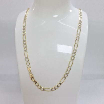 CADENAS CARTIER 3*1 DIAMANTADA ORO 10K 14.8 (NUEVO)