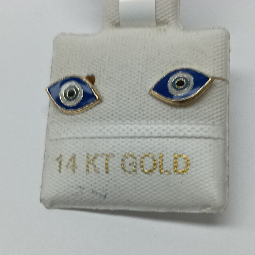 BROQUELES ORO 14K 1 (NUEVO)