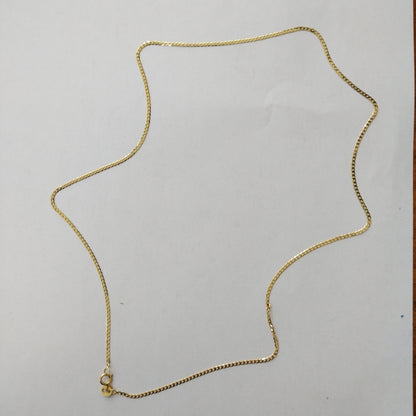 CADENAS BARBADA AMARILLA ORO 14K 1.7 (NUEVO)