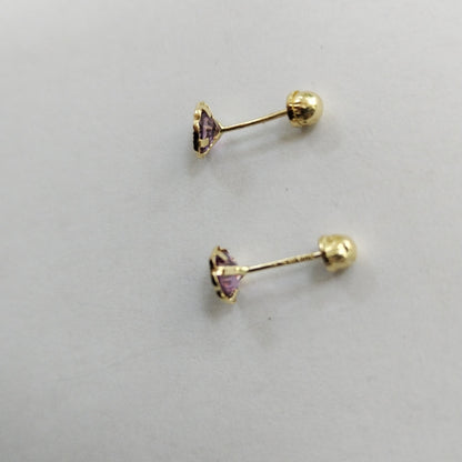 BROQUELES ORO 14K 1 (NUEVO)