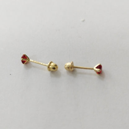 BROQUELES ORO 14K 1 (NUEVO)