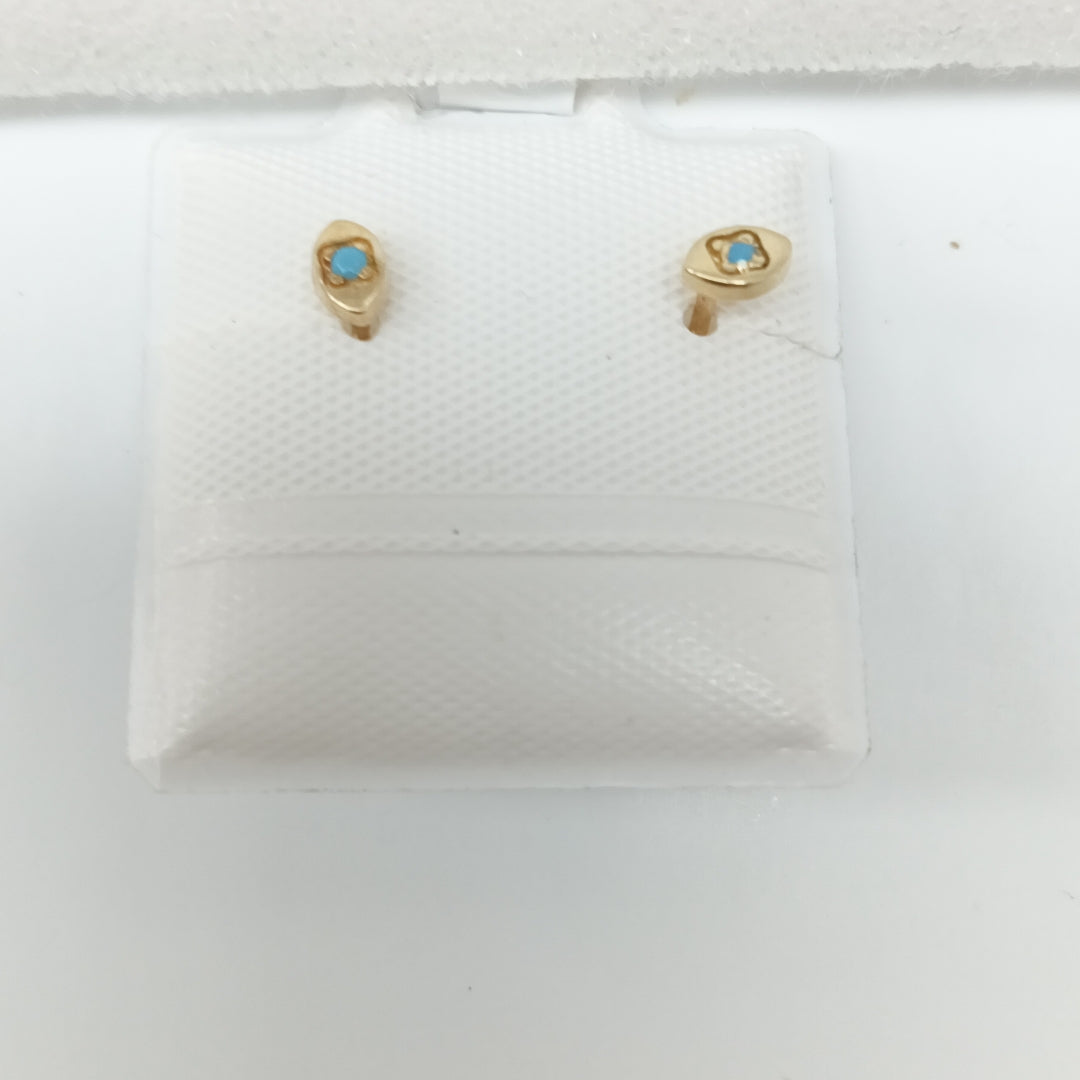 BROQUELES ORO 14K 1 (NUEVO)