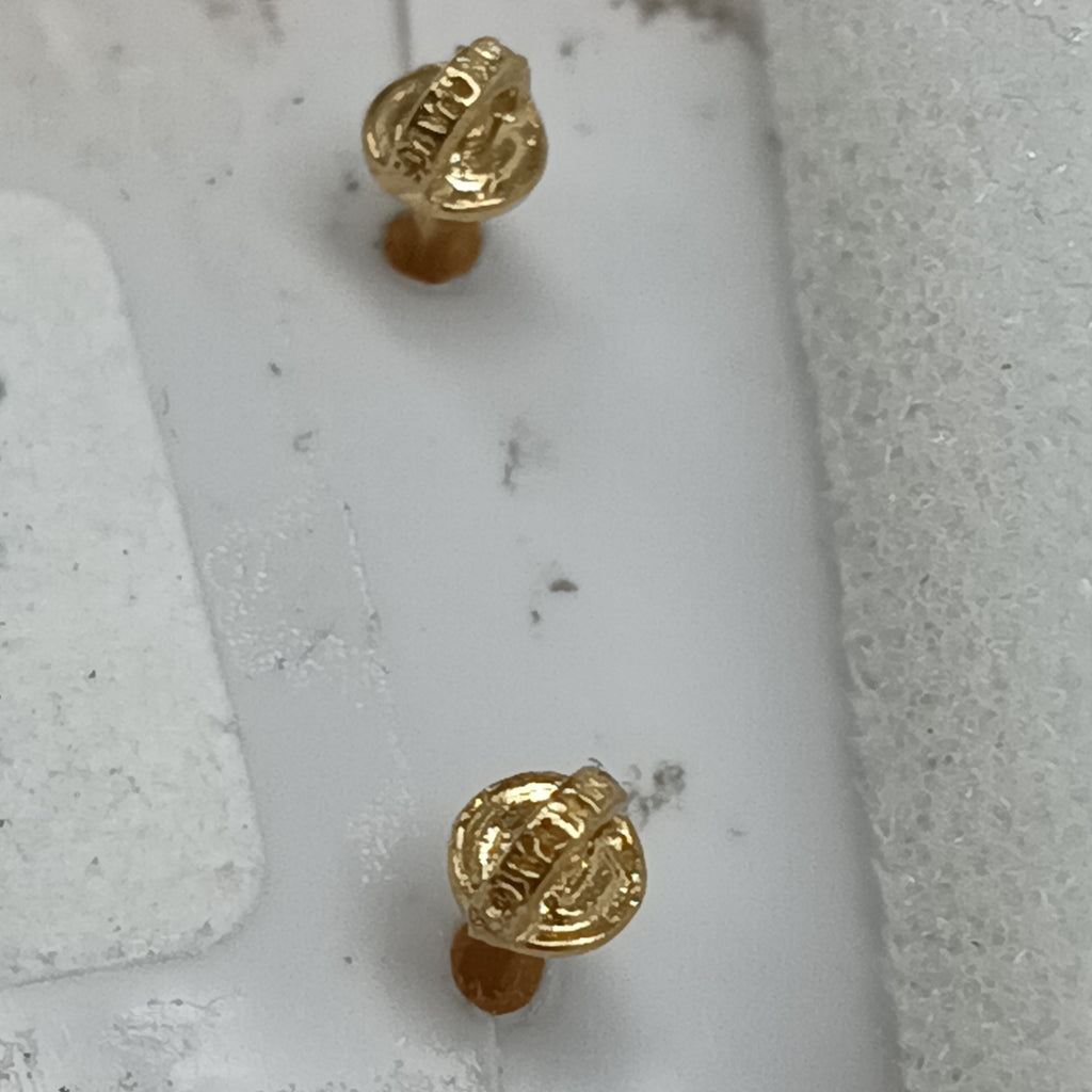 BROQUELES ORO 14K 1 (NUEVO)