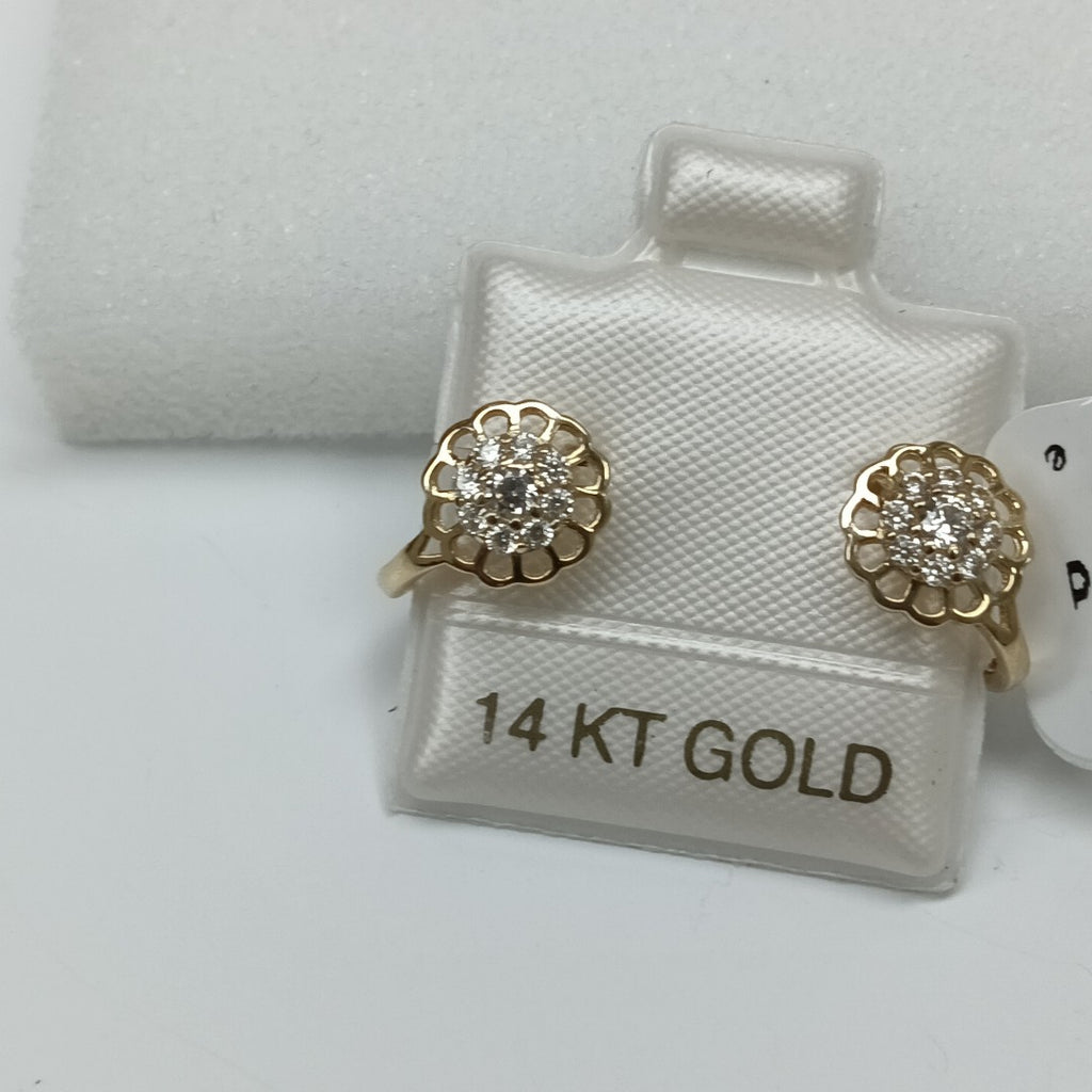 BROQUELES ORO 14K 1.1 (NUEVO)