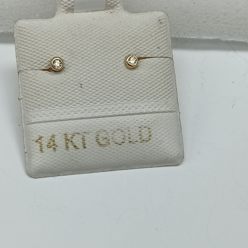 BROQUELES ORO 14K 1 (NUEVO)