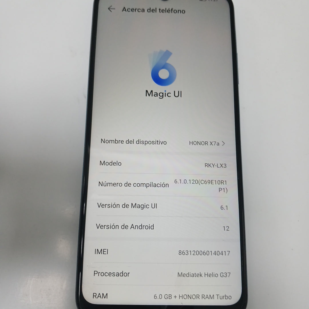 CELULAR HONOR X7A RKY-LX3 128 GB 6 GB RAM (SEMINUEVO)