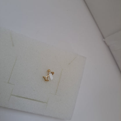 BROQUELES ORO 14K 1 (NUEVO)