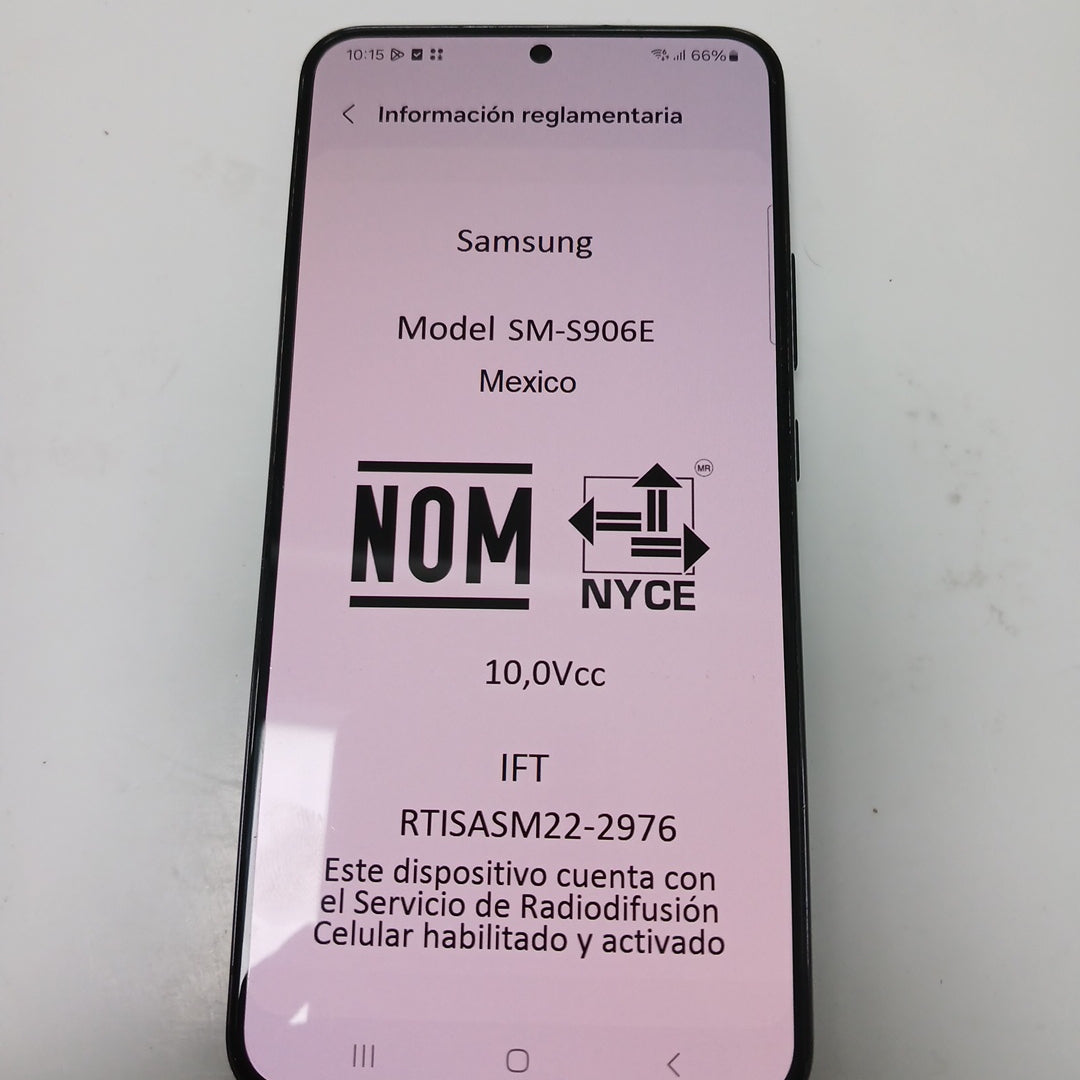 CELULAR SAMSUNG GALAXY S22+ SM-S906E 256 GB 8 GB RAM (SEMINUEVO)