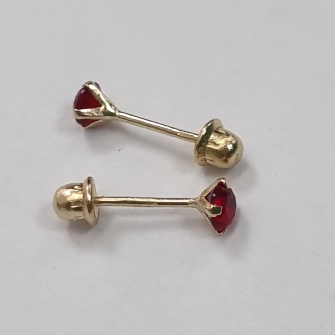 BROQUELES ORO 14K 1 (NUEVO)