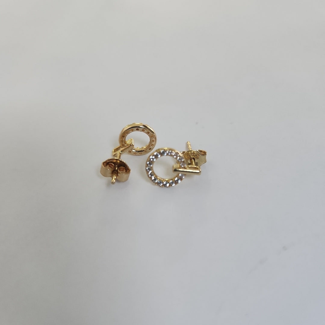BROQUELES ORO 14K 1.5 (NUEVO)
