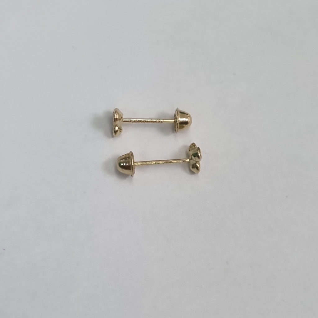 BROQUELES ORO 14K 1 (NUEVO)