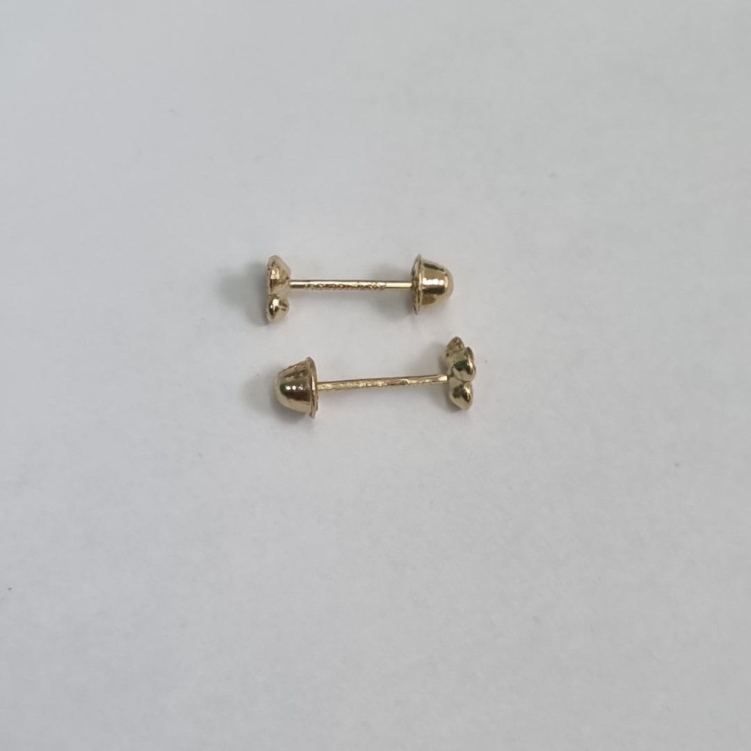 BROQUELES ORO 14K 1 (NUEVO)
