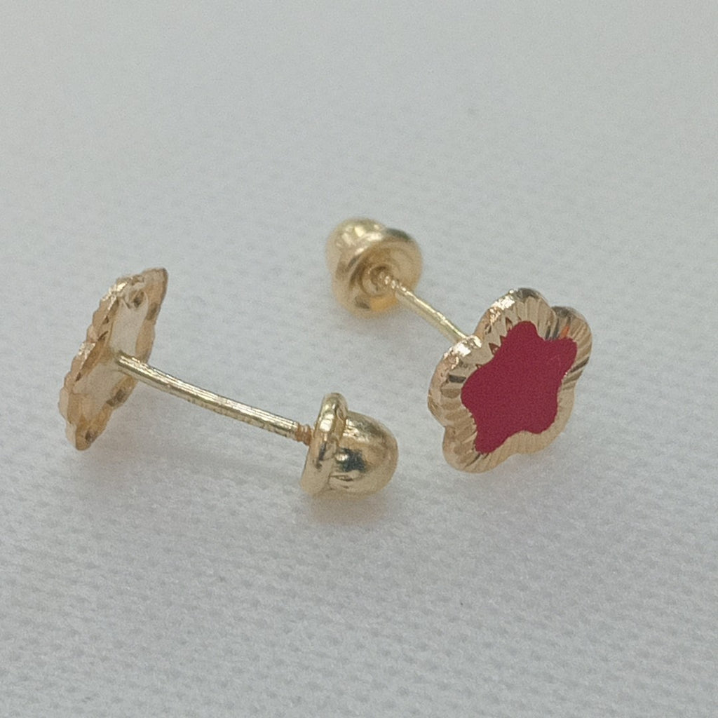 BROQUELES ORO 10K 1 (NUEVO)