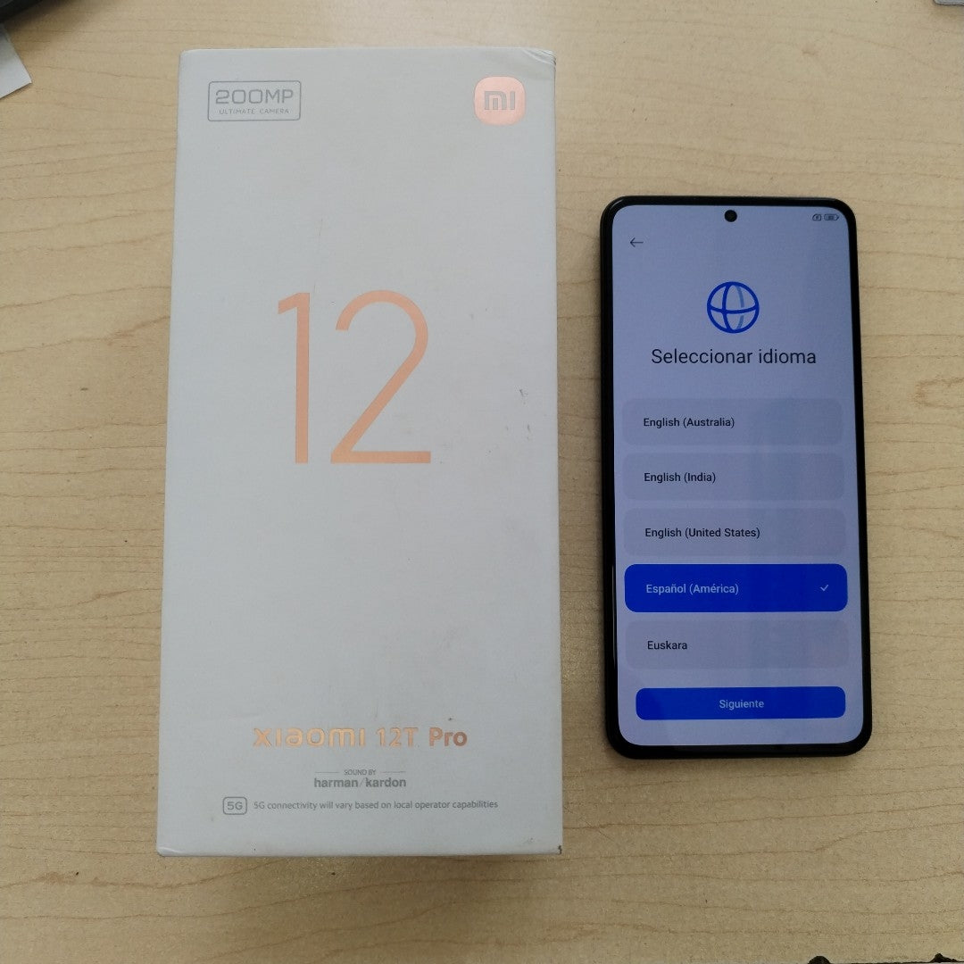CELULAR XIAOMI 12T PRO 22081212UG 256 GB 8 GB RAM (SEMINUEVO)