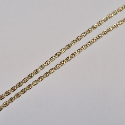 CADENAS VALENTINA/ESPEJO ORO 14K 5.7 (NUEVO)