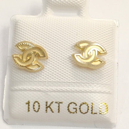 BROQUELES ORO 10K 1 (NUEVO)