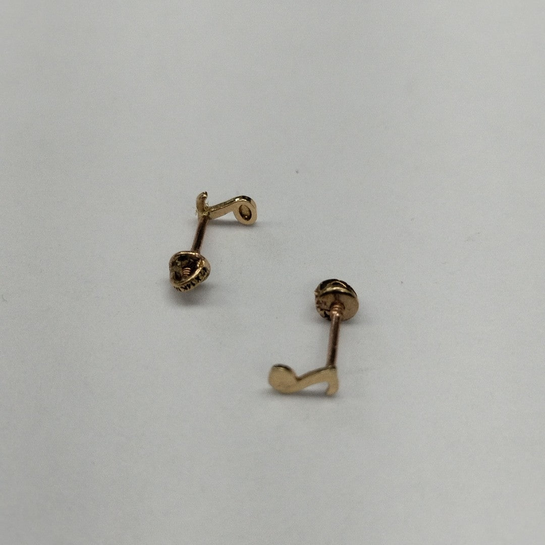 BROQUELES ORO 14K 1 (NUEVO)