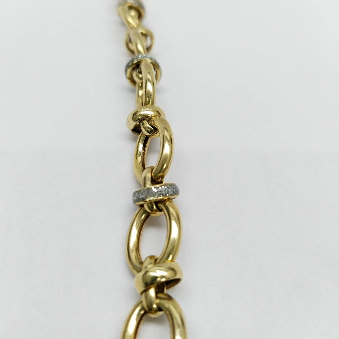 PULSERAS CABALLERO ORO 14K 9.5 (NUEVO)