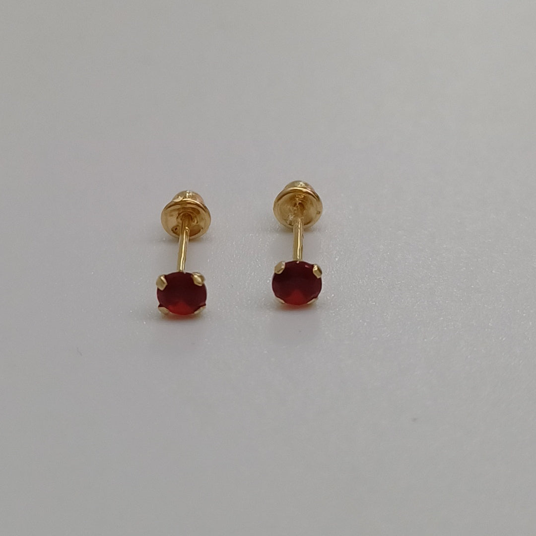 BROQUELES ORO 14K 1 (NUEVO)