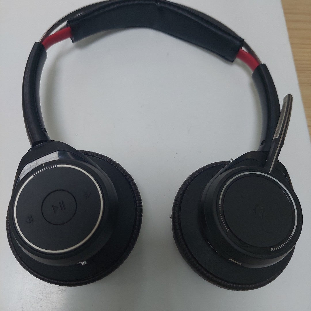 AUDIFONOS PLANTRONICS VOYAGUER FOCUS UC B825 INALAMBRICO OVER EAR (SEMINUEVO)