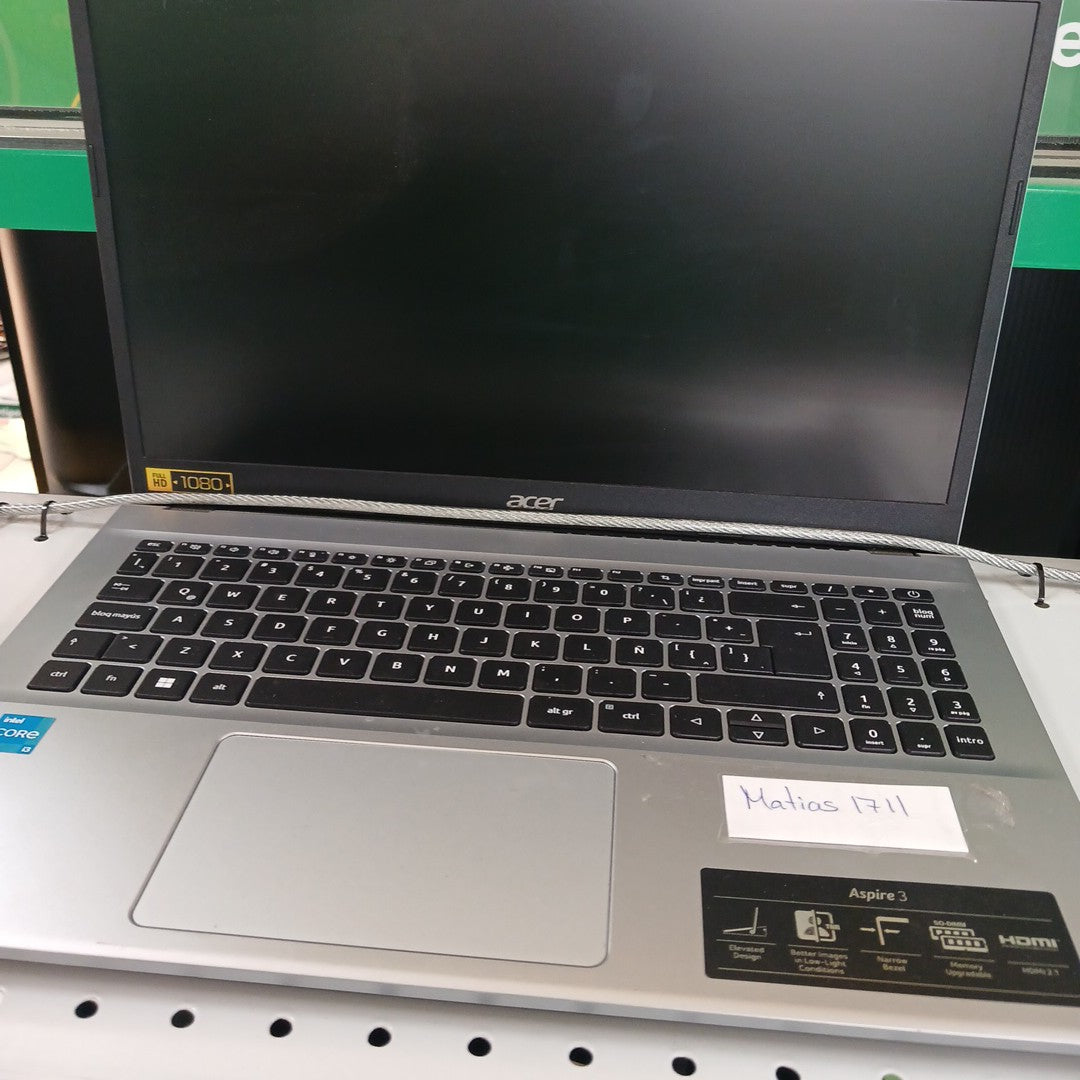 LAPTOP ACER ASPIRE 3 A315-59-314H (2022) 256 GB SSD 8 GB RAM (SEMINUEVO)
