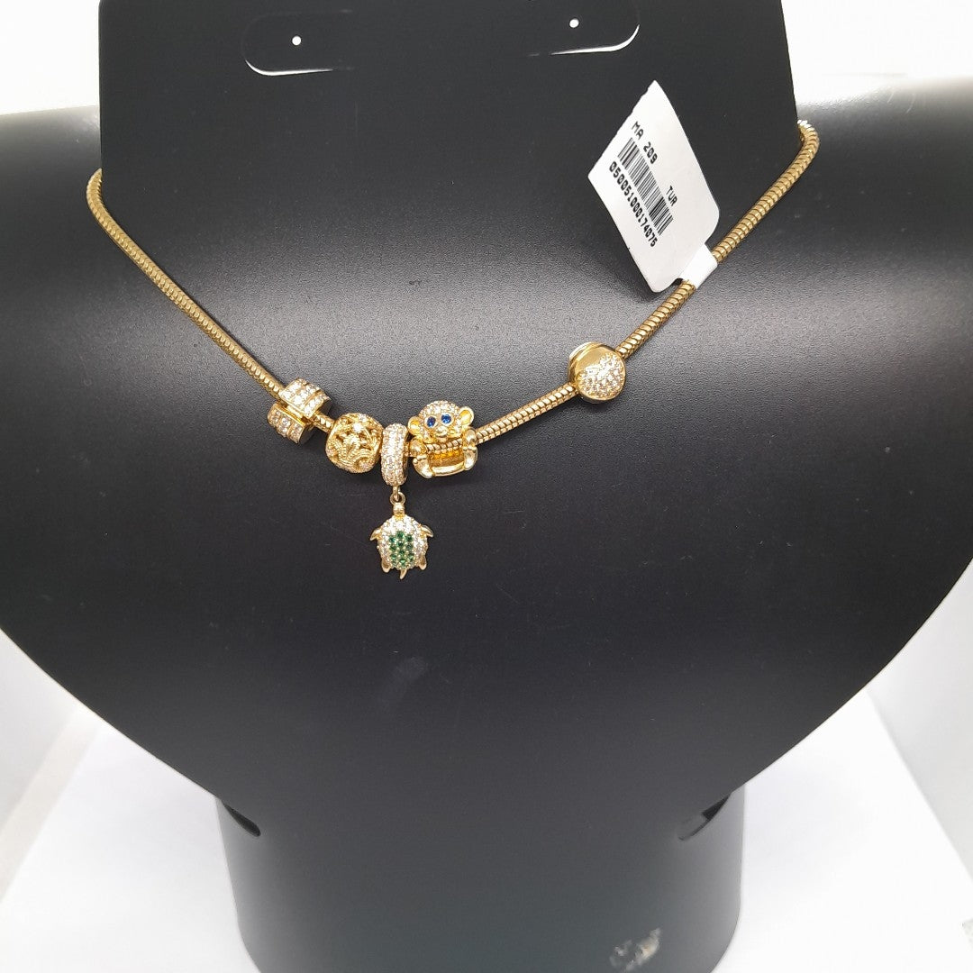 PULSERA CHARM ORO 14K 16.4 (NUEVO)