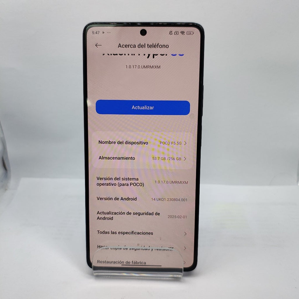 CELULAR XIAOMI POCO F5 23049PCD8G (2023) 256 GB 12 GB RAM (SEMINUEVO)