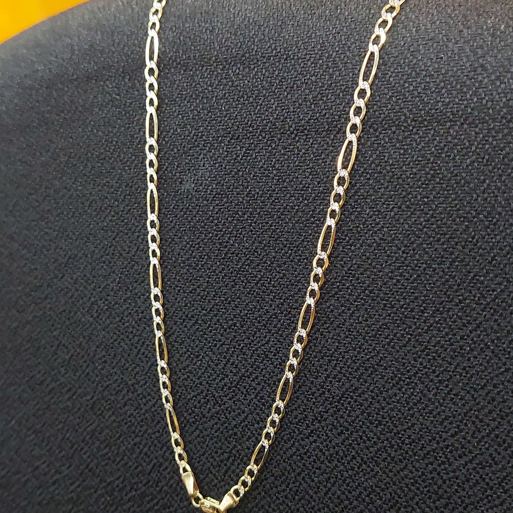CADENAS CARTIER 3*1 DIAMANTADA ORO 14K 7.5 (NUEVO)