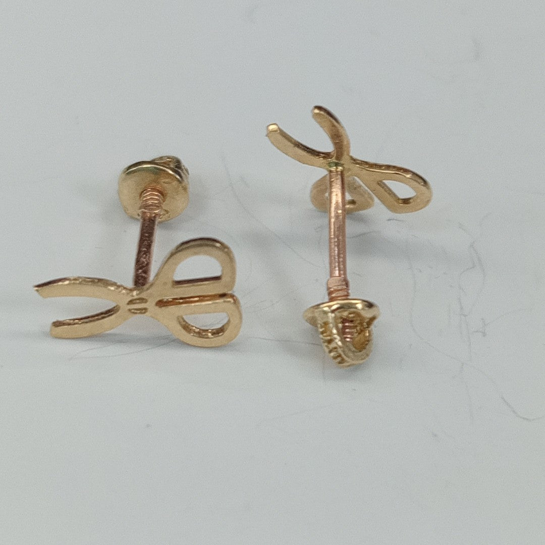 BROQUELES ORO 14K 1 (NUEVO)