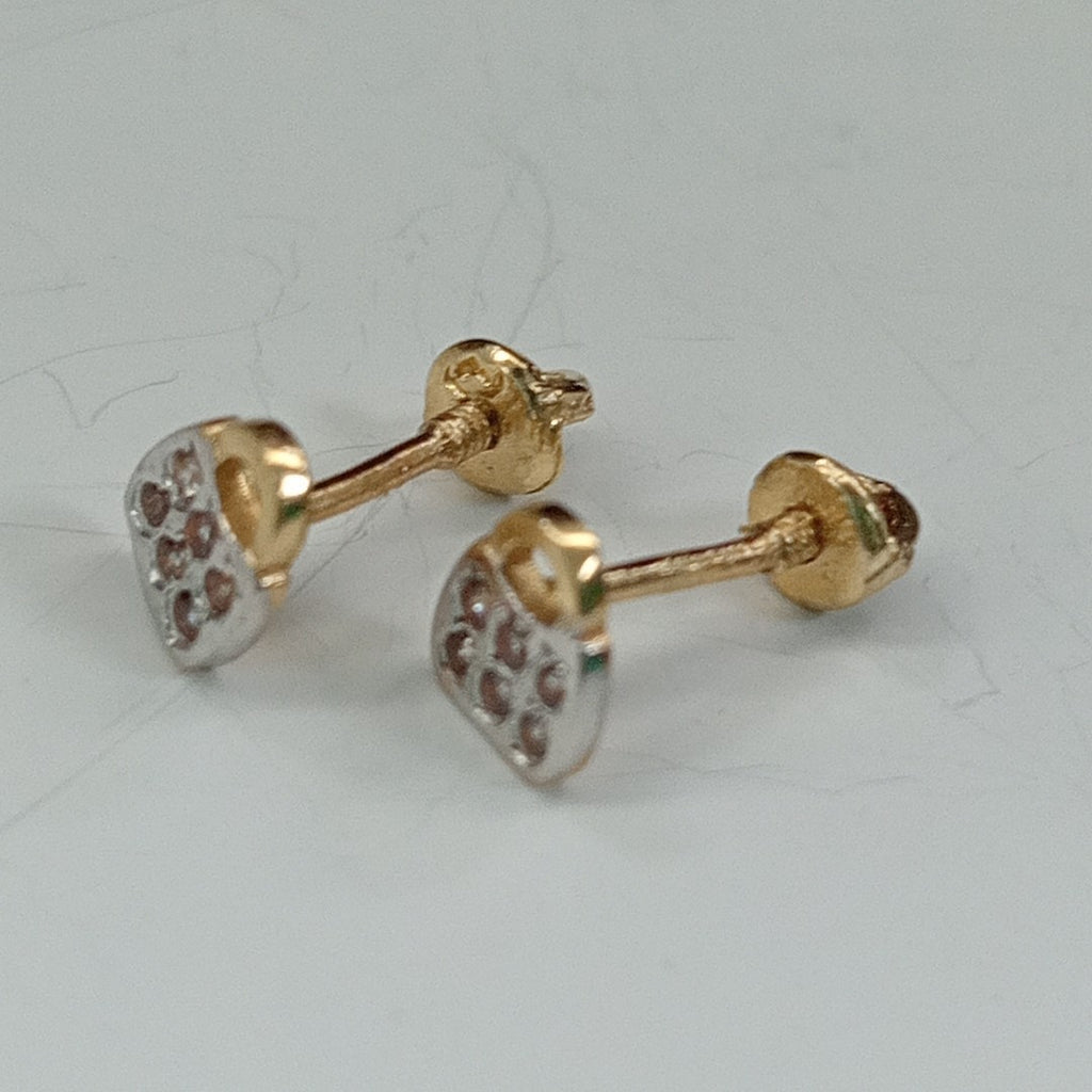 10950BRO88900B763 FRD11 BROQUELES ORO 14K 1PZAS (NUEVO)