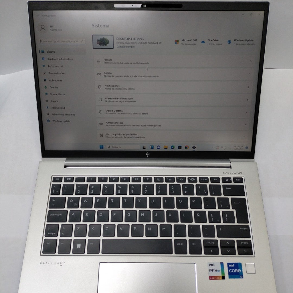 LAPTOP HP ELITEBOOK 840 G10 (2024) 256 GB SSD 16 GB RAM (SEMINUEVO)