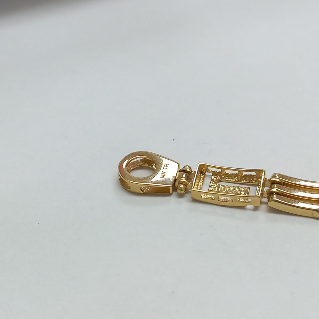 PULSERAS CABALLERO ORO 14K 10.9 (NUEVO)