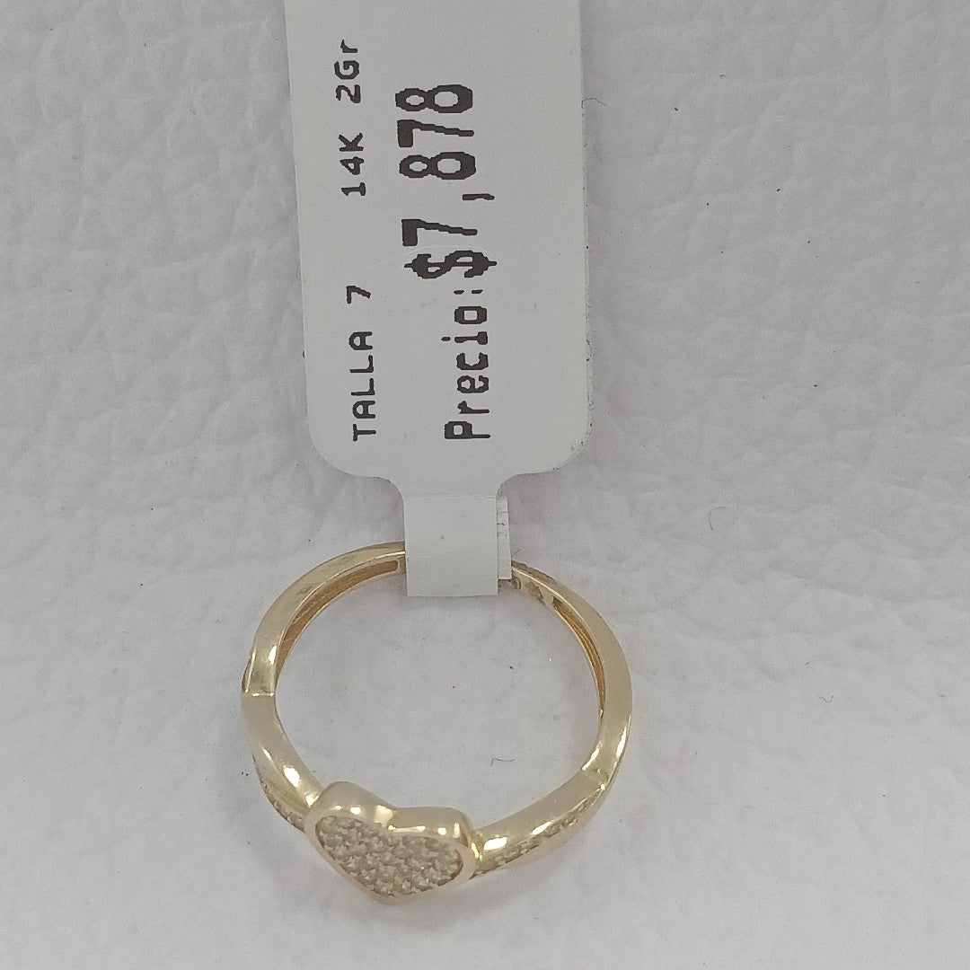 ANILLOS DAMA ORO 14K 2 (NUEVO)