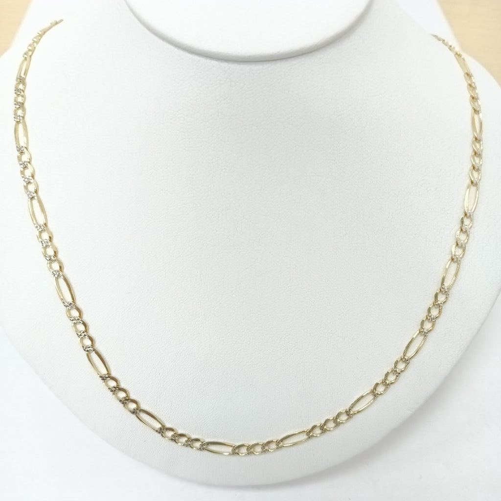 CADENAS CARTIER 3*1 DIAMANTADA ORO 10K 11.4 (NUEVO)