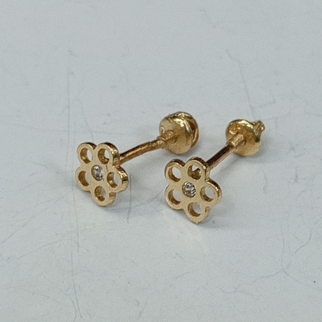BROQUELES ORO 14K 1 (NUEVO)