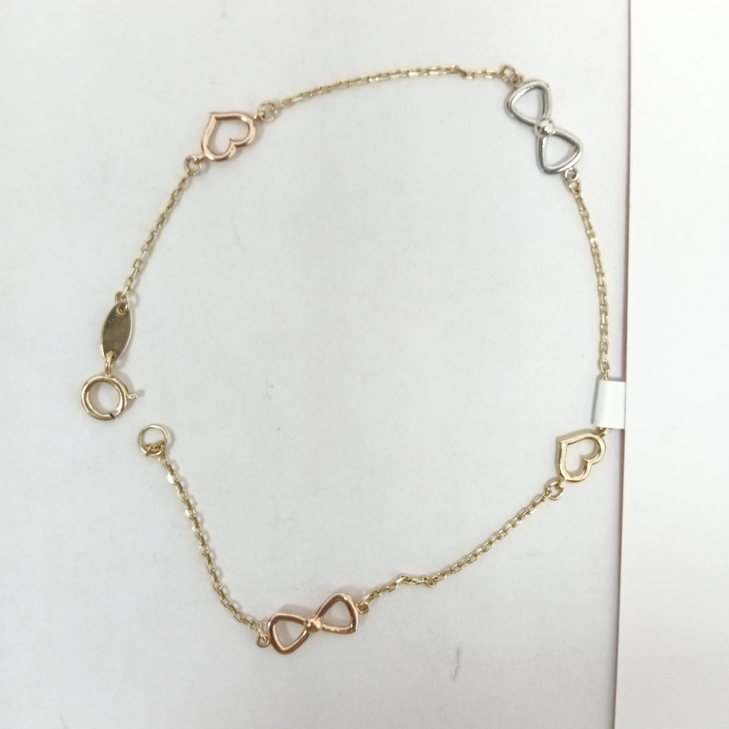 PULSERAS DAMA ORO 14K 1.3 (NUEVO)